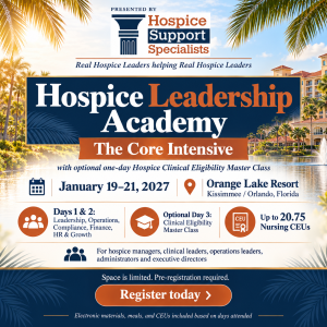 Hospice Leadership Academy: The Core Intensive